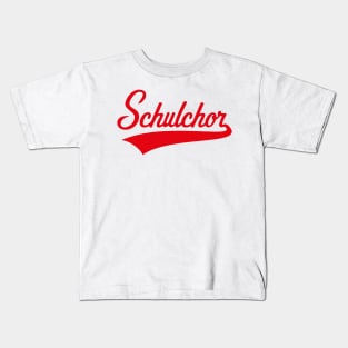 Schulchor (Chor / Musik / Schriftzug / Red) Kids T-Shirt